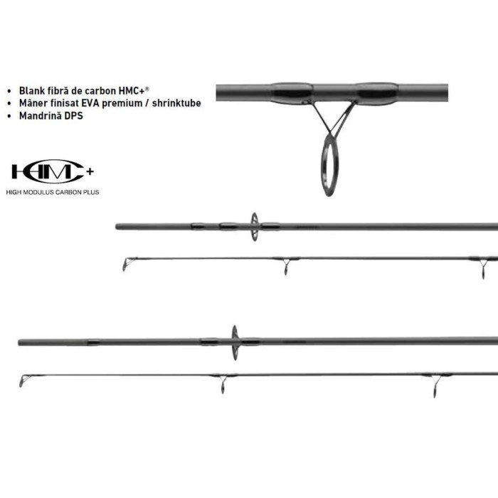 Lanseta DAIWA Black Widow XT Stalker Carp 3.60m, 365g / 3.5lbs, 2seg
