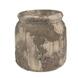 Cumpara ieftin Ghiveci flori teracota gri bej 14x13 cm