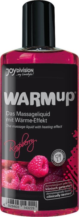 Warmup - Ulei de masaj, zmeură, 150 ml