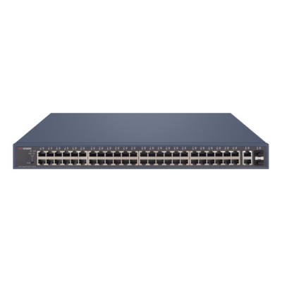 Switch 48 porturi Gigabit PoE, 2 porturi Gigabit RJ45, 2 x SFP, SMART Management - HIKVISION DS-3E1552P-SI foto