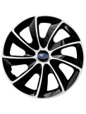 Cumpara ieftin Set 4 Capace Roti Autohelix MSA&reg; potrivite jantelor de 16 inch, pentru Subaru, model Stig Extra Black &amp; White