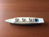 Fluier vaporas jucarie romaneasca veche din plastic de colectie anii &#039;70-&#039;80 RSR