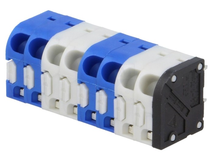 Conector regletă PCB 45&deg; 3,5mm 8 piste