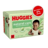 Servetele umede Huggies, BW Natural Care, zero plastic, Triplo, 3 x 48 buc