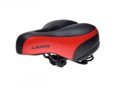 Sa cu arcuri WM pentru bicicleta cu gaura, culoare negru/rosu, Leoshi Cod:AWR2071