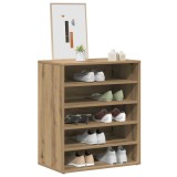 VidaXL Pantofar, stejar artizanal, 60x35x70 cm lemn prelucrat