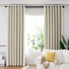 Draperie din catifea blackout cu inele crom, Madison, 200x255 cm, densitate 700 g/ml, Winter White, 1 buc