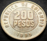 Cumpara ieftin Moneda exotica 200 PESOS - COLUMBIA, anul 1995 * cod 4402 A, America Centrala si de Sud