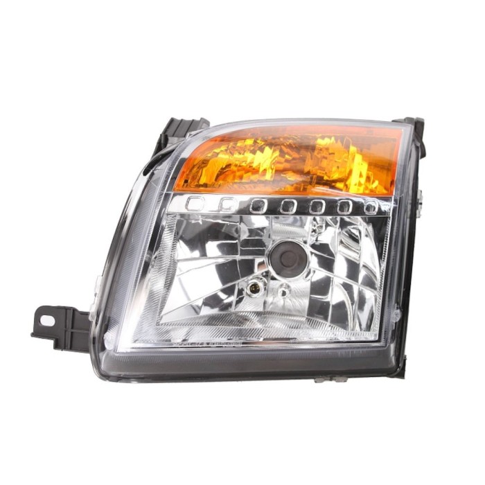 Far Ford Fusion (JUS) 09.2005-2012, partea Stanga, electric, tip bec H4, semnalizare portocalie, cu motoras, Depo