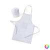 Șorț și Bonetă de Bucătărie pentru Copii (2 pcs) 144754 - Culoare Roșu