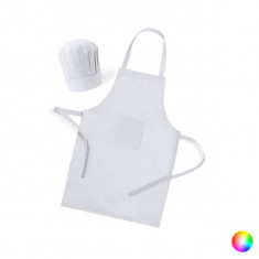 Șorț și Bonetă de Bucătărie pentru Copii (2 pcs) 144754 - Culoare Roșu