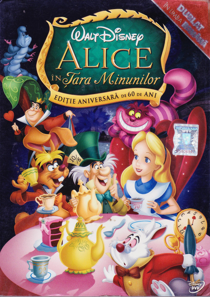DVD animatie: Alice in Tara Minunilor ( Ed. aniversara; dublat in lb.romana  ) | arhiva Okazii.ro