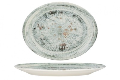 Bonna Placa de service - Odette - Por&amp;Aring;&amp;pound;elan - 36x28 cm - set de 2 foto