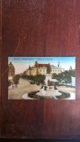 Carte Postala - Bucuresti. Bulevardul Carol I si Statuia I. C. Bratianu