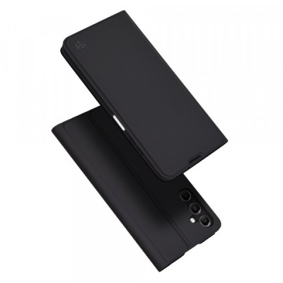 Husa pentru Samsung Galaxy A05s A057, Techsuit, Magskin Book, Neagra foto