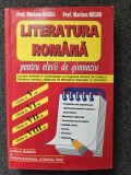 LIMBA SI LITERATURA ROMANA PENTRU ELEVII DE GIMNAZIU - Badea, Negru