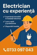 Electrician cu experiență - servicii profesionale și rapide
