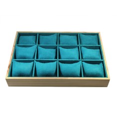 Tava Expunere Bijuterii 12 Spatii&nbsp;Verde Inchis&nbsp;TEX4721