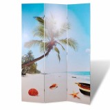 Cumpara ieftin Paravan de camera pliabil, 120 x 170 cm, plaja