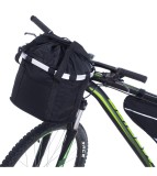 Cos Bicicleta Fata, plianta, Cu Click, negru