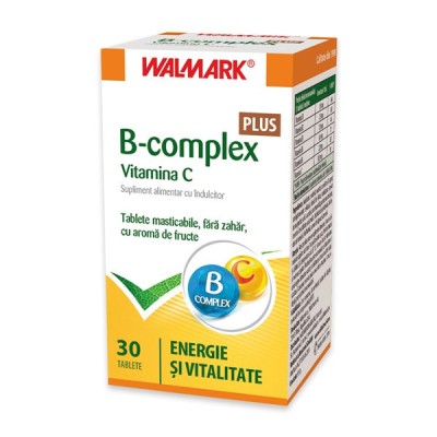 B Complex + Vitamina C Plus Walmark 30tb foto