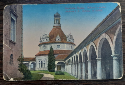 (42) CARTE POSTALA CEHIA - HRADEC - CASTELUL JINDRIAHUV, ROTUNDA IM SCLOSS -1915 foto