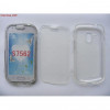 Husa Silicon cu capac Protectie Touch Samsung S7562 Transparent