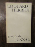 PAGINI DE JURNAL -EDOUARD HERRIOT