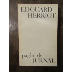 PAGINI DE JURNAL -EDOUARD HERRIOT