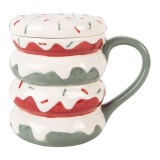 Cumpara ieftin Cana ceramica multicolora 15x10x12 cm / 450 ml