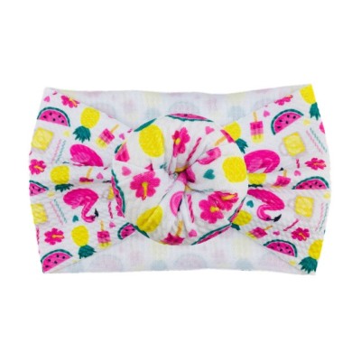 Bentita lata tip turban cu imprimeu - Model 9 (Marime Disponibila: 6-12 luni foto