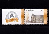 RO 2013 LP 1974a &quot;ASE Bucuresti-10 ani/ Regele Carol I &quot; ,serie+vinieta ,MNH