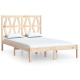 Cumpara ieftin Cadru de pat mic dublu, 120x190 cm, lemn masiv de pin