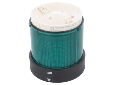Semnalizator LED Verde 24V IP65 &amp;Oslash;70mm foto