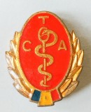 INSIGNA CTA MEDICINA SANITARI VARIANTA MARE 31/25 MM CENTRU TEHNICO APLICATIV EMAIL RECE ( CITITI DESCRIEREA )