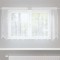 vidaXL Perdele cu perdele Alb 500x100cm Poliester 4107865