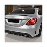 Eleron portbagaj Mercedes Clasa C W205 2014-2020 negru lucios ABS