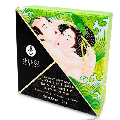 Moonlight Bath Lotus Flower - Sare de Baie cu Aromă de Floare de Lotus, 75 g foto