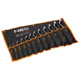 Set chei inelare duble cotite 6-32 mm, 12 piese, NEO Tools