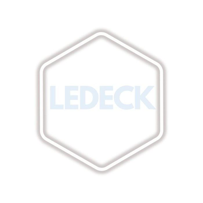 Lumina LED Hexagonala Profesionala Aluminiu , 1 Modul 83x98CM , Service Auto, Detailing, Ateliere, Spatii Comerciale