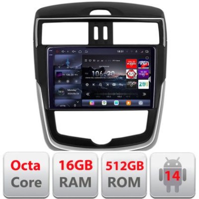 Navigatie Nissan Pulsar 2014-2018 Android radio gps internet 8 core QLED 2K 16+512 360 Edotec CarStore Technology foto