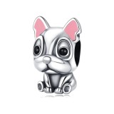 Cumpara ieftin Charm/talisman argint 925, JW1652, model Bulldog, placat cu rodiu