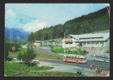 CPIB 18800 CARTE POSTALA - SINAIA. MOTELUL &quot;IZVORUL RECE&quot;, AUTOBUZ, AUTOTURISM, Circulata, Fotografie