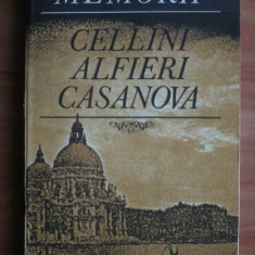 Memorii. Cellini, Alfieri, Casanova