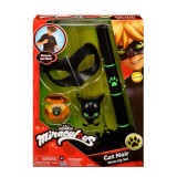 Set masca si accesorii Miraculous, Cat Noir