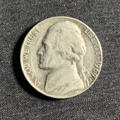 Moneda five cents 1969 USA