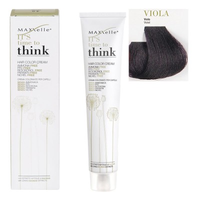 Pigment Violet fara Amoniac cu ulei de argan Think Maxxelle - 100 ML foto