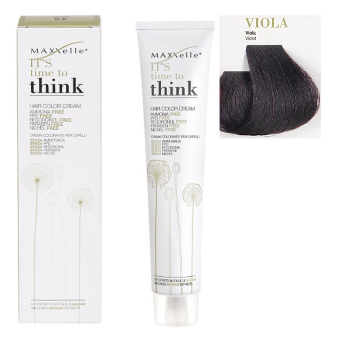 Pigment Violet fara Amoniac cu ulei de argan Think Maxxelle - 100 ML