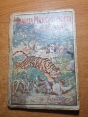 carte pentru copii - moartea mancatorului de oameni - din anii 1910-1920