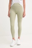 Puma leggins de antrenament culoarea verde, uni, 527463